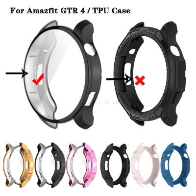 Protector Case For Amazfit GTR 4 TPU Shell Screen Protector For Huami Amazfit GTR4 Smart Watch Protector Frame Accessories Cases Cases