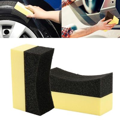 1PC Mulit purpose PE Waxing Sponge Car Cleaning Tool Car Interior Cleaning PE Sponge Brush Car Wash amp; Maintenance Dropshipping