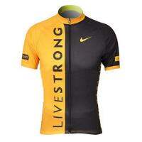 ผู้ชายlivestrongขี่จักรยานย์ยอดนิยมฟุตบอลการฝึกอบรมฟุตบอลเสื้อยืดใหม่แข่งดาวน์ฮิลล์เสื้อจักรยานเสือภูเขารถจักรยานยนต์เสื้อวิบากsportwearเสื้อผ้า