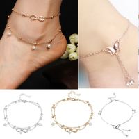 anklet Korean fashion retro jewelry temperament pearl Ankle celet