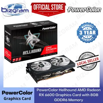 Hellhound AMD Radeon™ RX 6600 8GB GDDR6 - PowerColor
