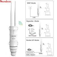 AC600ทางการพลังงานสูงกลางแจ้งแบนด์คู่2.4ก./ 5G กันสภาพอากาศ30Db เราเตอร์อินเตอร์เน็ตไร้สายไร้สายสายขยาย AP รีพีตเตอร์1000Mw เสาอากาศด้านนอก15KV