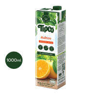 TIPCO น้ำส้มสีทอง Sithong Orange juice 100% ขนาด 1000 มล.