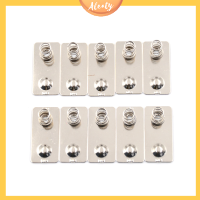 Aleaty? 10pcs แบตเตอรี่ AA แปลงบวกลบสปริง Contact PLATE