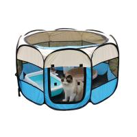 Tent Octagonal Fence Oxford Cloth Outdoor Cat Litter Foldable Cat Bed House Products for Cats Supplies