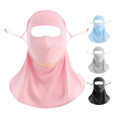 Balaclava Masque Cooling Fishing Face Cover UV Protection Sun Cooling Full Head Cover Windproof Breathable SPF50 Face Cover For Summer Outdoor Activities Running Cycling Motorcycle heathly
