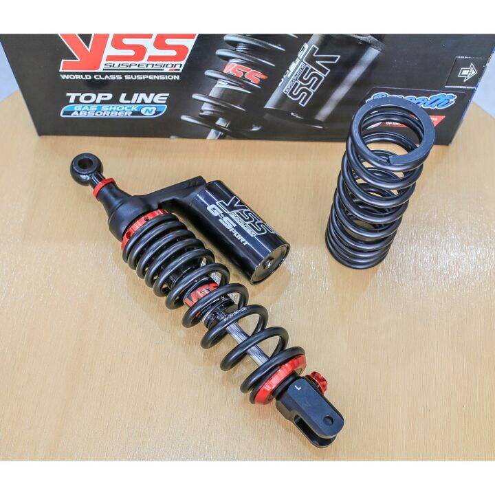 โช็ค-yss-honda-click-125-150-160-og302-330trl-05-88j-black-series-g-sport-smooth-ทุกรุ่นแถมสปิงแข็งมาให้-1ชุด