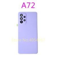 【♘COD Free Cas♘】 jiejiu65879742 สำหรับ Samsung Galaxy A32 A52 A72 4G 5G ฝาหลังเคสโทรศัพท์ด้านหลังประตูพลาสติกฝาปิดอะไหล่สติ๊กเกอร์ติดผนัง