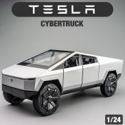 Mô Hình Xe Hơi Hợp Kim Tesla Cybertruck Mới Mô Phỏng Xe Kéo Lùi Âm Thanh