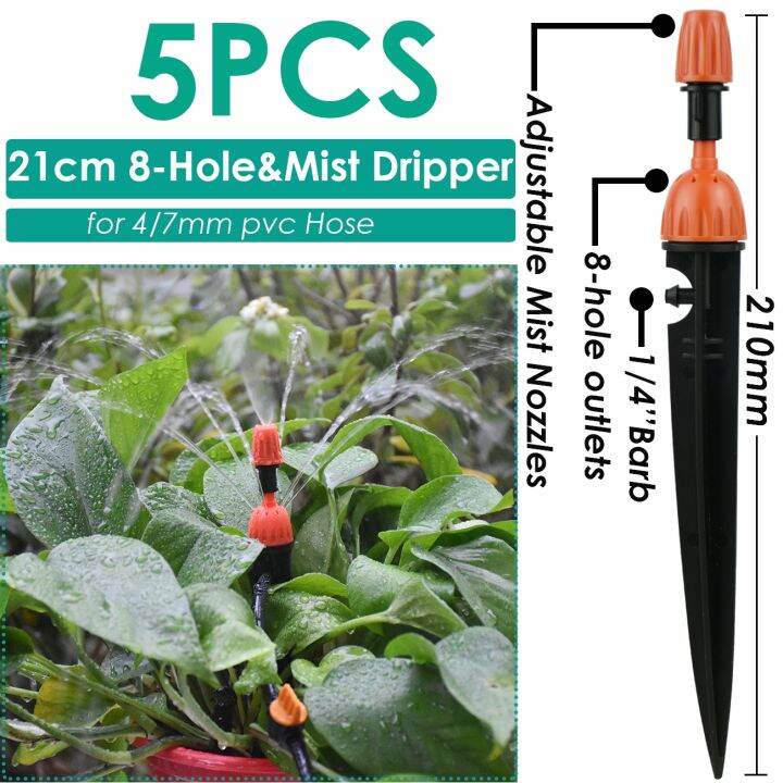 cw-kesla-5-10pcs-greenhouse-garden-irrigation-watering-sprinkler-misting-spray-dripper-nozzles-stake-for-self-watering-system