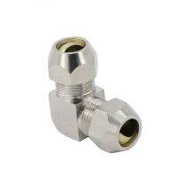 Free shipping L 6mm style Brass Double connection Connectors Pipe FittingsCopper pipe connection fitting PV-6