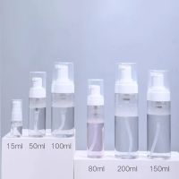 30 50 80 100 150 200Ml  Screen-Printed Scrub Face Wash Bottle Foam Bottle Mousse Foaming Bottle Foaming Hand Sanitizer Bottle