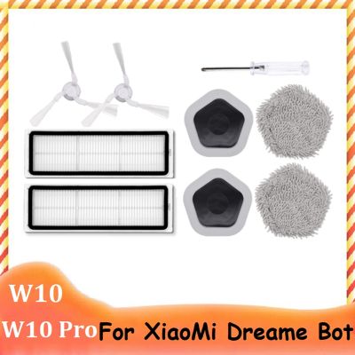 9Pcs for XiaoMi Dreame Bot W10 &amp; W10 Pro Robot Vacuum Cleaner Accessories HEPA Filter Side Brush Mop Cloth and Mop Holder A