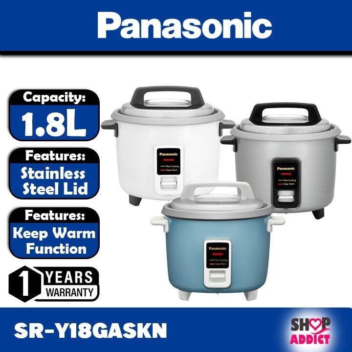 Panasonic 1 8l Automatic Rice Cooker Sr Y18gaskn Panasonic Periuk Nasi Random Colour Sr Y18g