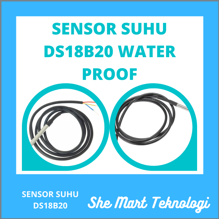 Sensor Suhu Ds B Temperature Sensor Waterproof Lazada Indonesia