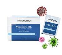 Exp.11/2023 Interpharma Probiota BL อินเตอร์ฟาร์มา โพรไบโอต้า บีแอล โปรไบโอติก (ผลิตภัณฑ์เสริมอาหาร) สูตร Synbiotic (1กล่อง/30ซอง)