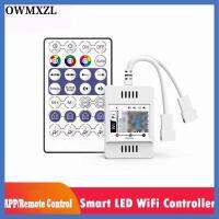 OWMXZL 144วัตต์ค่ะ ตัวควบคุม WIFI LED 2048พิกเซล DC5-24V แอป/ รีโมทคอนโทรล ของใหม่ สมาร์ทสมาร์ทโฟน ไฟหรี่ RGB สำหรับ WS281 SM16703 Strip Lights