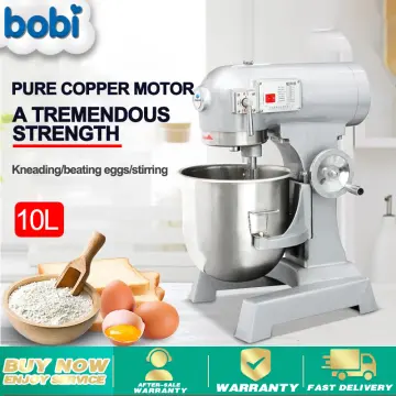 Dough Mixing Machine Commercial 10KG 15KG Dough Kneading Machine Automatic  Mixer Multi-functional Egg Beater