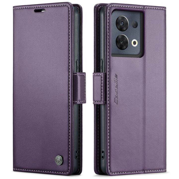 เคสฝาพับหนังสำหรับ-oppo-reno-8-7-z-8z-7z-pro-reno8-8pro-reno8z-reno8pro-5g-2023เคสฝาปิดโทรศัพท์หนังหรูที่วางกระเป๋าเงินมีช่องเสียบบัตรขอบ-tpu-นิ่มกันกระแทกกันกระแทก