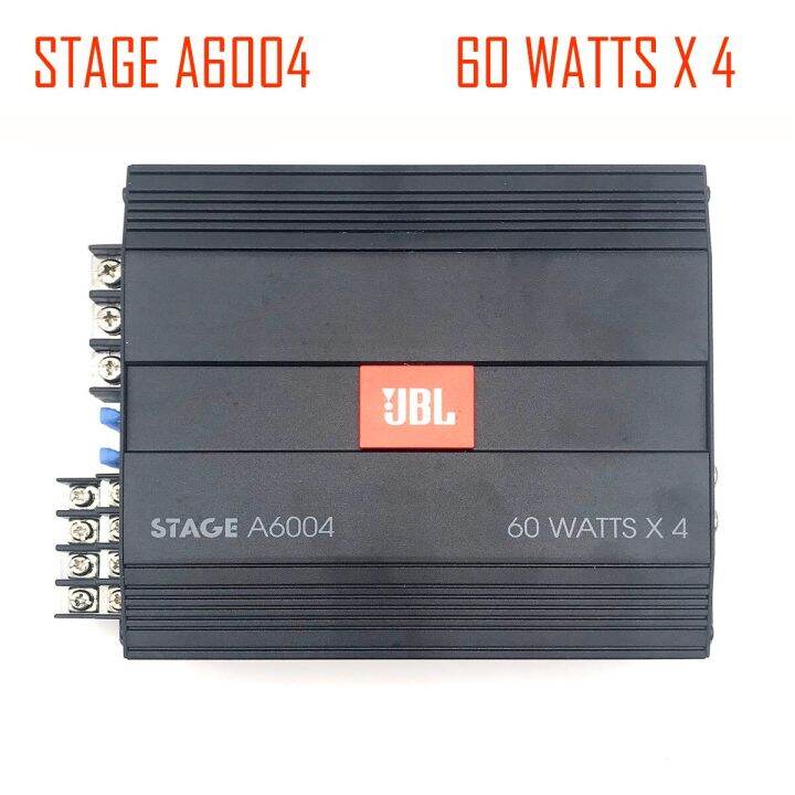 Original JBL STAGE A6004 4 CHANNEL CAR VAN SPEAKER BRIDGABLE POWER