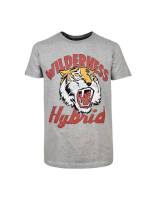 Hybrid T-shirt Men  ไฮบริดเสื้อยืดผู้ชายแขนสั้น สีเทา(Top Dyed)MTS-1314-TD