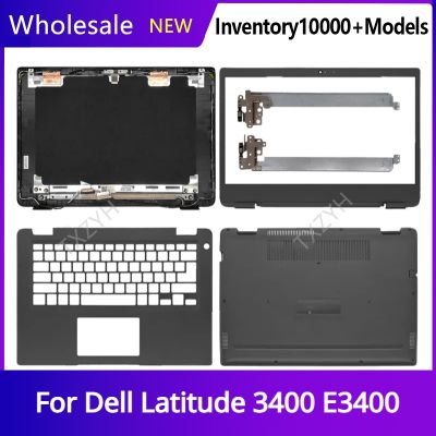 New Original For Dell Latitude 3400 E3400 14inch Laptop LCD back cover Front Bezel Hinges Palmrest Bottom Case A B C D Shell