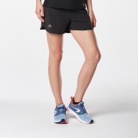 COD กางเกงวิ่งผู้หญิง กางเกงขาสั้นออกกำลังกายผู้หญิง Kalenji (สีดำ)  WOMENS JOGGING SHORTS BLACK