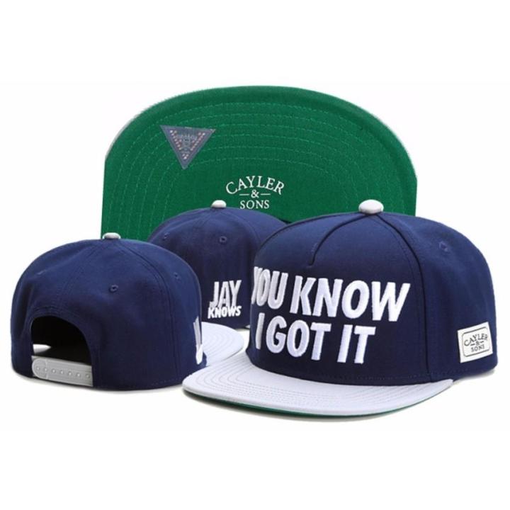 หมวกแก๊ป CAYLER &amp; SONS - YOU KNOW, I GOT IT - Hip Hop Snapback  Cap