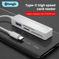 Elough 4 in 1 Card Reader High Speed USB Type C Adapter For IOS To SD TF MS Memory CardReader Adapter For PC Laptop Accessories