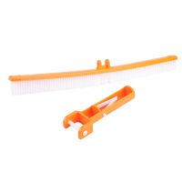 Swimming Pool Brush Outdoor Durable Pool Cleaner Pool Cleaning Brush Step Brush Corner Brush Orange Pool Brush