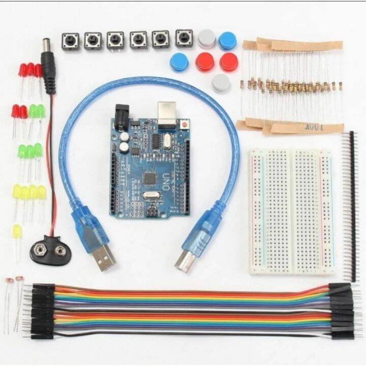 Basic Starter kit Arduino uno R3 - Compatible Paket Minimalis | Lazada ...