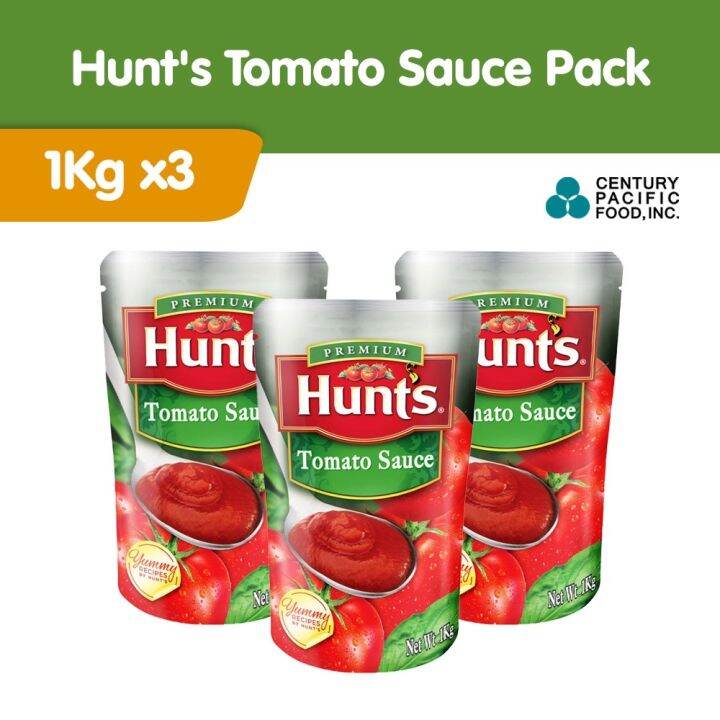 Hunt's Tomato Sauce 1kg Pack of 3 Lazada PH