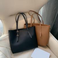 【jw】◎  2pcs/Set Color Handbag Big Capacity Shoulder Clutch Fashion Exquisite Shopping