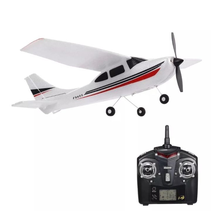 เครื่องบินโฟมบังคับวิทยุ-wltoys-no-f949s-รีโมทคอนโทรลเครื่องบิน-cessna-182-rc-2-4g-3ch-rc-glider-เครื่องบินจำลอง-rtf-เครื่องบินของเล่นกลางแจ้ง