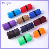 PERPE 2Pcs สีทึบทึบ กระเป๋าช้อปปิ้งพับได้ จุได้มาก น้ำหนักเบามาก กระเป๋าถือสะพายไหล่ข้างเดียว แฟชั่นสำหรับผู้หญิง เป็นมิตรกับสิ่งแวดล้อม ถุงของชำเดินทาง การเดินทางการเดินทาง