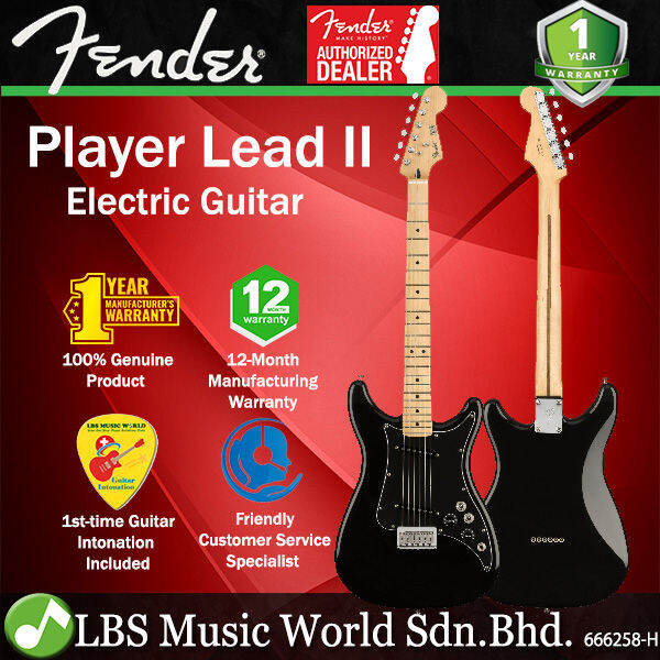 Fender Mexico Player Lead II Electric Guitar with Maple