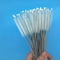 100pcs Straw Cleaning Brush with Long Handle for Cleaning Stainless Steel Drinking Straw Tumblers Fit 10mm Diameter Straw Tube Specialty Glassware