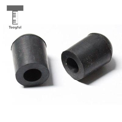 ：《》{“】= Tooyful 2 Pcs Black Upright Double Bass Endpin Ruer Tip 10Mm Double Bass Endpin Parts With Bottom Grip Prevent Sliding