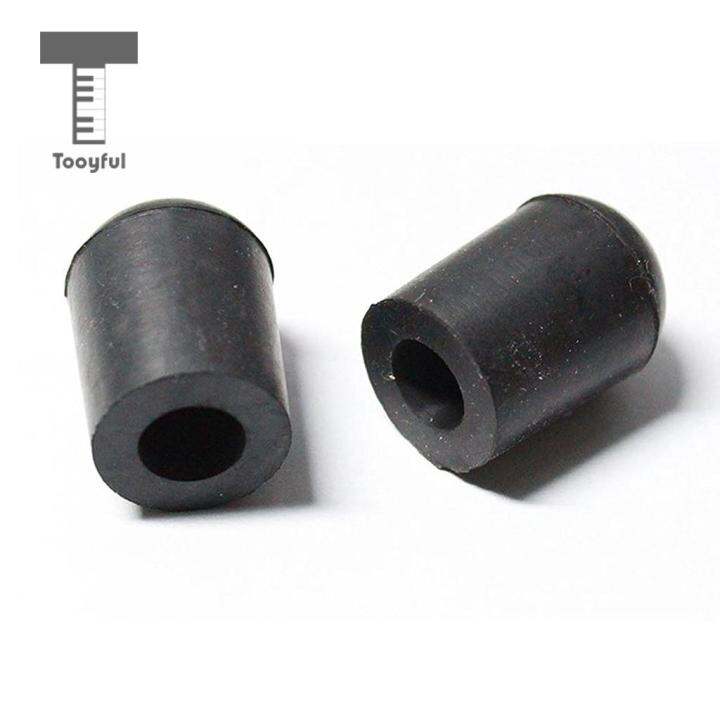 tooyful-2-pcs-black-upright-double-bass-endpin-ruer-tip-10mm-double-bass-endpin-parts-with-bottom-grip-prevent-sliding