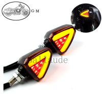 Universal Motorcycle Turn Sequential Signals LED Blinker Flashing Lights Tail Stop Indicators Turn Signal