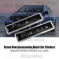 Hot New 1 Pair Car Body Emblem Decal Styling Car Side Sticker Decoration for Mercedes Benz AMG Brabus Lorinser Carlsson Logo W210 W203 W205 Accesories DD6