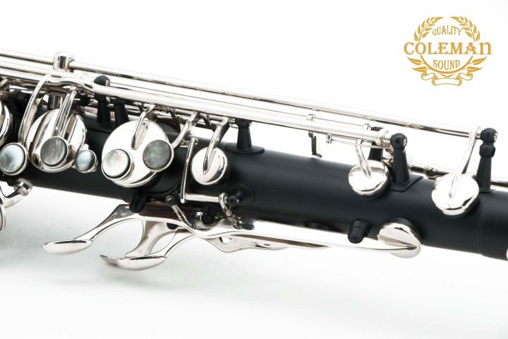 แซกโซโฟน-saxophone-tenor-coleman-cl-334t-matt-black-nickel-keys