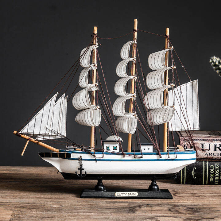 home-decoration-accessories-for-living-room-wood-sailboat-model-figurines-office-desk-decor-modern-boat-gift-christmas-decor