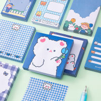 80 แผ่นหมี Sticky Notes น่ารักการ์ตูน Self-stick Memo Note MeMO Pad สำหรับห้องเรียนโรงเรียนโน้ตบุ๊คสำนักงาน Kawaii เครื่องเขียน-Yrrey