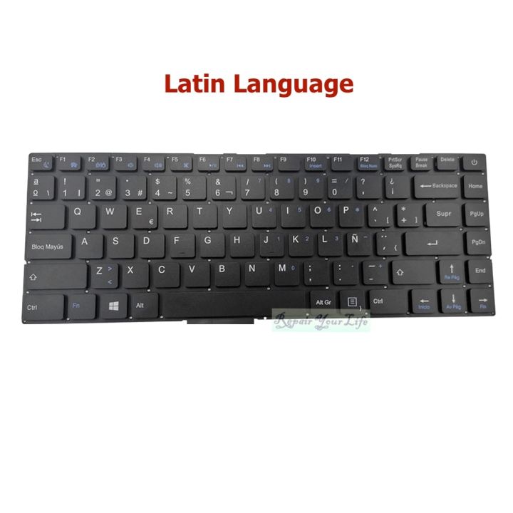 us-spain-latin-brazil-notebook-keyboards-for-ezbook-s5-mb30011007-yj-961-for-evoo-evc141-6pr-evc141-6bk-yxt-nb93-122-pt-br-la-keyboard-accessories