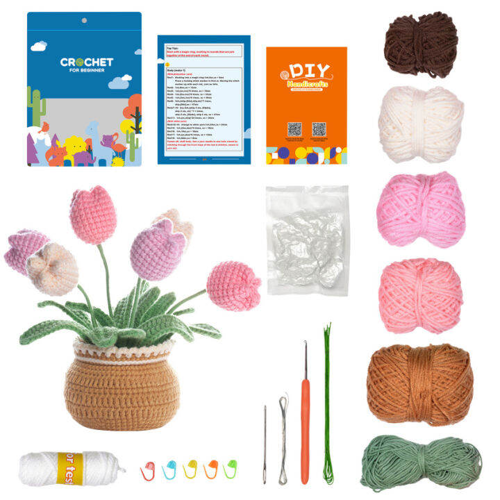 Crochet Kit For BeginnersTulip Crochet Kit Beginner Crochet Starter Kit