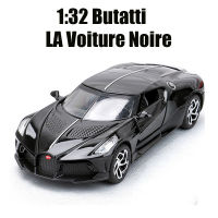 1:32 Bugatti La V Oiture Noire รถรุ่นโลหะ D Iecasts และของเล่นยานพาหนะล้อแม็กรถยนต์ของเล่นทั่วโลก Limited Edition เด็กของเล่นเด็ก