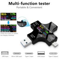 โปรโมชั่น++ Universal usb Type C digital tester ที่วัดกระแสไฟ แรงดันไฟ ขณะชาร์จ Type - C Usb Meter Tester Lcd ราคาถูก เครื่องวัดไฟฟ้า เครื่องวัดกระแสไฟฟ้า ไฟฟ้า  เครื่องมือช่าง