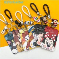 【hot sale】 ∋ B11 FORBETTER Card ID Holder Anti-lost Cartoon Credit Card Mickey Lanyard Badge Cards Cover Bank Card Holder