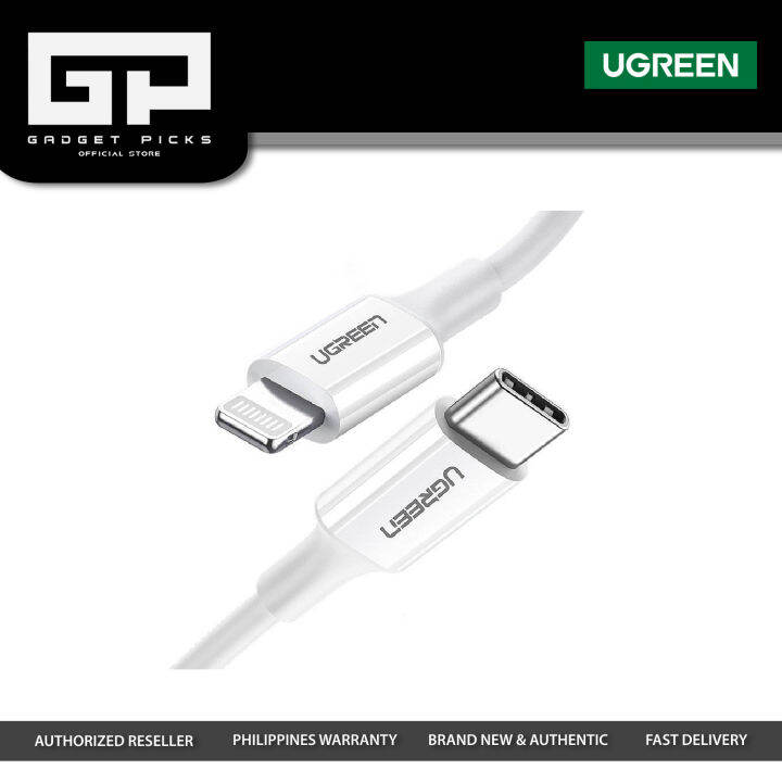 Ugreen Mfi Usb C To Lightning Charging Cable Us171 Type C To Lightning Charging Cable 2812